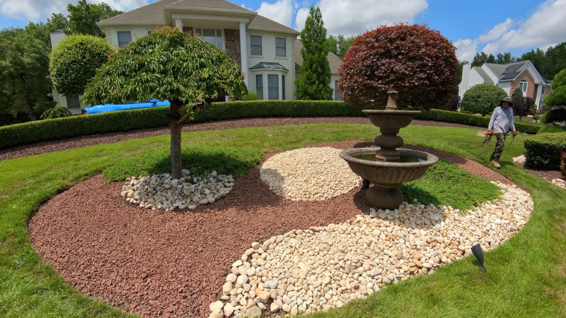 Decorative landscape bed